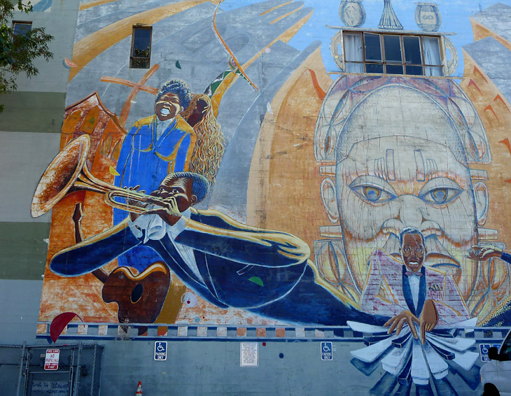 Untitled mural by Dewey Crumpler