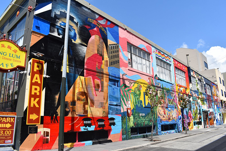 Hemlock Alley Mural Project mural by Group of Artists