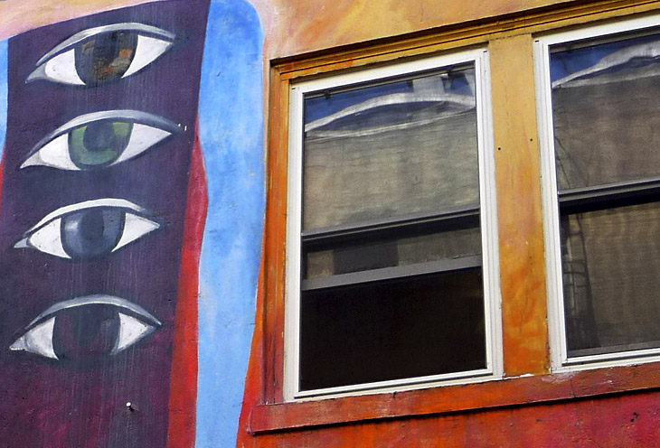 The Guardians mural by Johanna Poethig