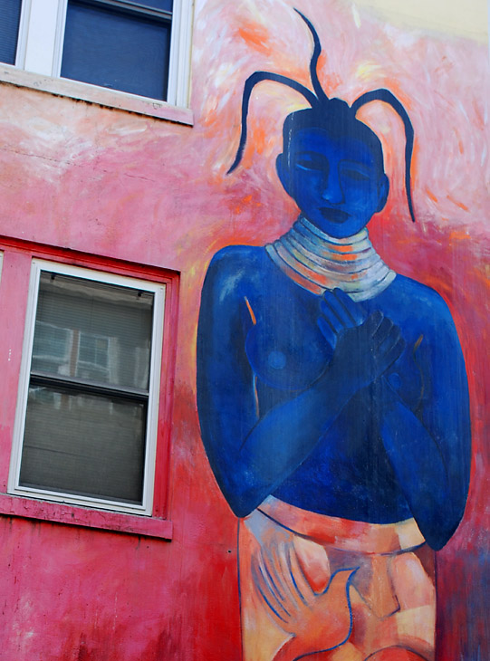The Guardians mural by Johanna Poethig