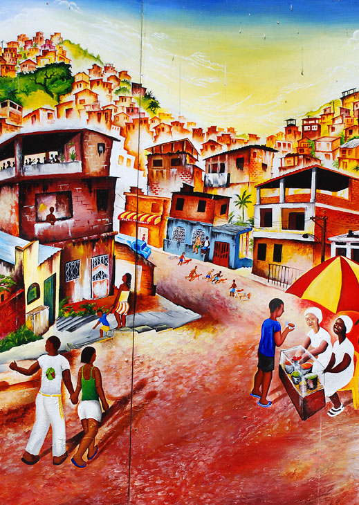 Under the Sun of the Orishas mural by Joel Bergner