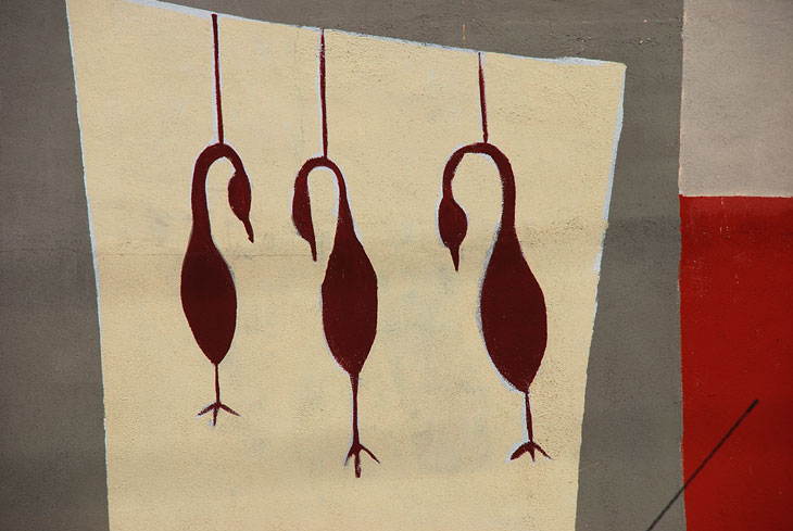 Food Chain mural by Brian Barneclo
