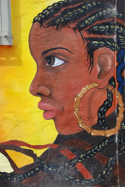 Be the Change You Want To See In the World mural by Precita Eyes