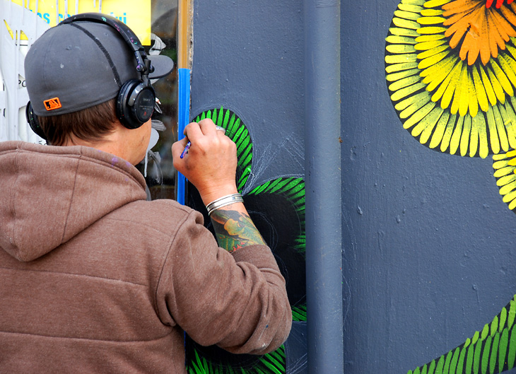 Untitled mural by Jet Martinez