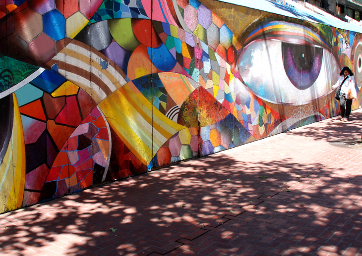 The Color Therapy of Perception mural by Chor Boogie