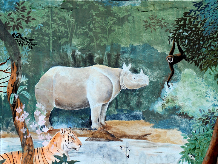 Untitled mural by Lou Silva