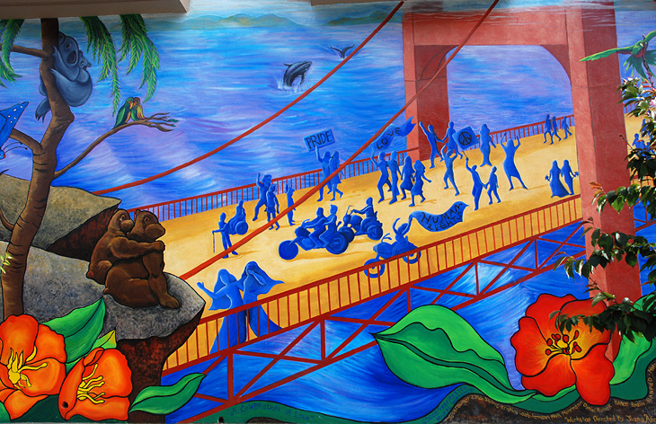 Celebration of Love mural by Unknown Artist