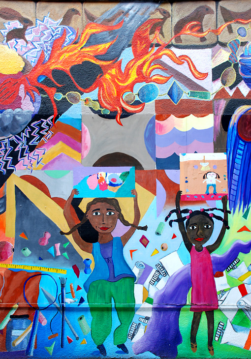 People Making the World Better Through Their Art  mural by Precita Eyes