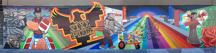 Untitled mural by Francisco Aquino