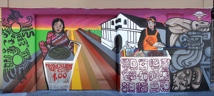 Untitled mural by Francisco Aquino