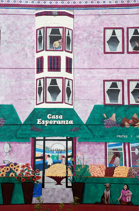 Mission Wall Dances mural by Josef Norris