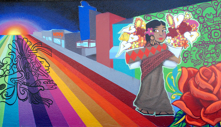 Untitled mural by Francisco Aquino