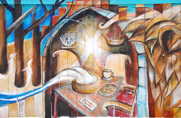In Loving Memory of Mollie Roll mural by Jonah Roll