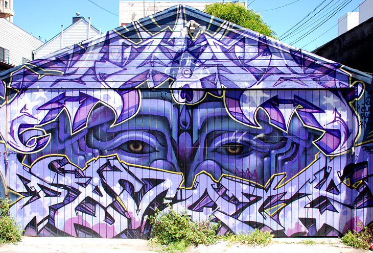 Untitled mural by ZORE, Hyde