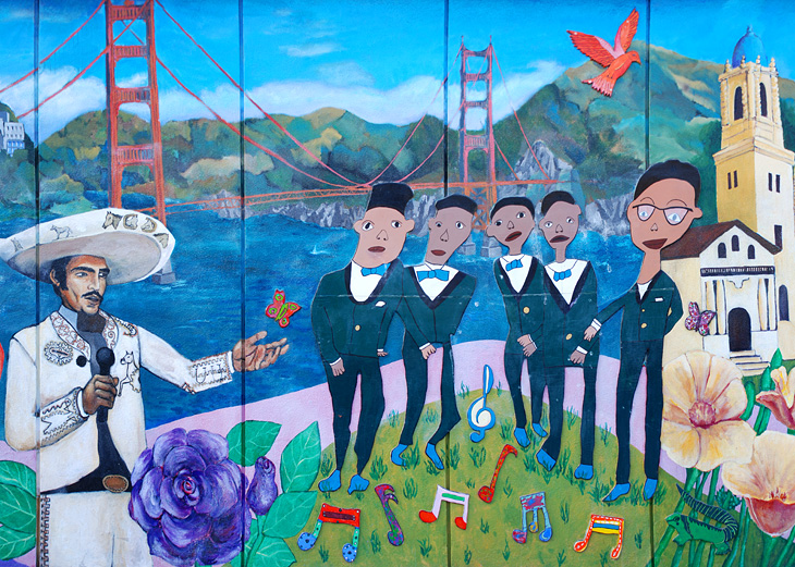 Creativity Explored Project mural by Susan Greene