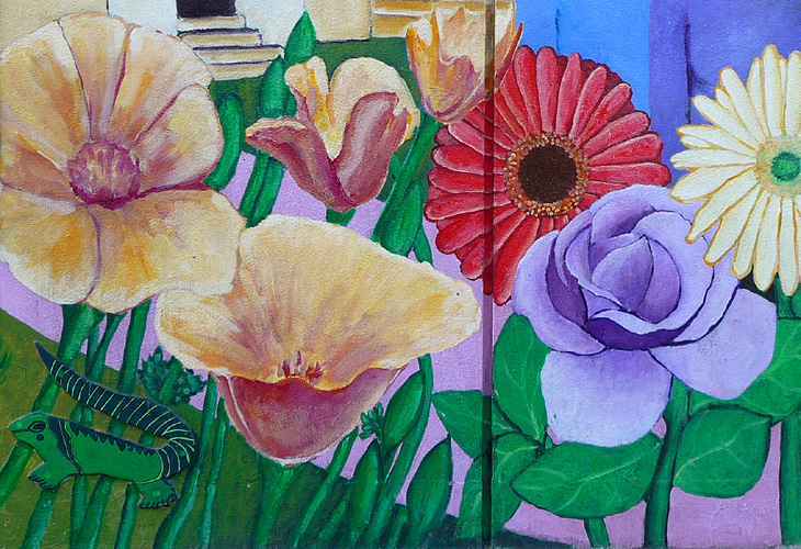 Creativity Explored Project mural by Susan Greene