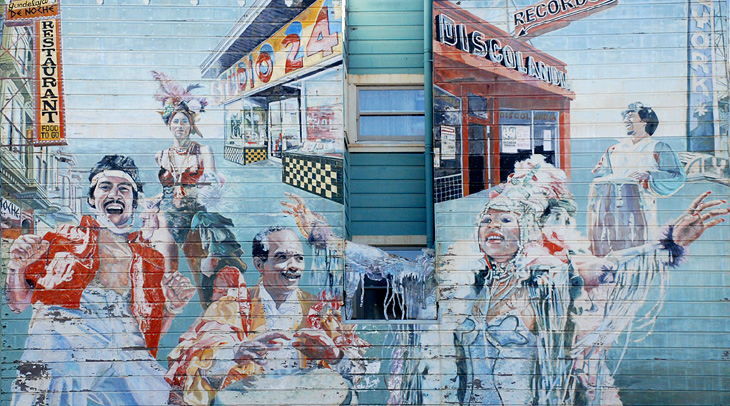 Carnaval mural by Daniel Galvez