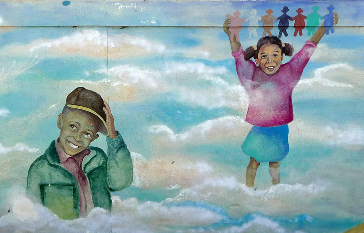 The Joy of Life mural by Catalina Gonzalez, Peter Collins