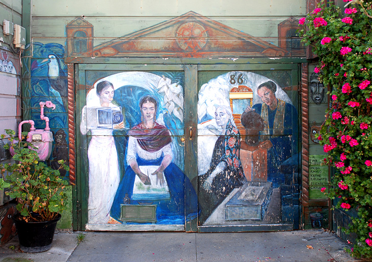 Las Milagrosas mural by Mary Nash