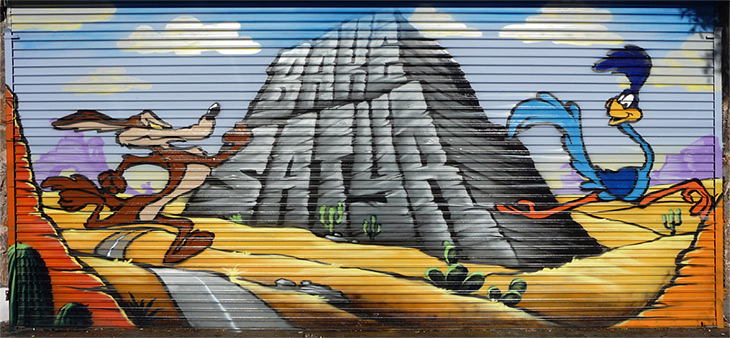 Untitled mural by Satyr