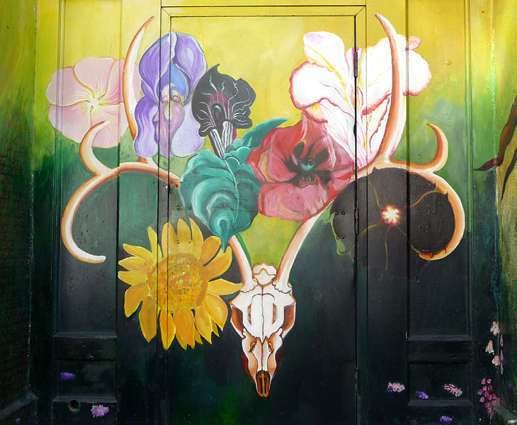 MaestraPeace mural by Yvonne Littleton, Meera Desai, Irene Perez, Susan Kelk Cervantes, Juana Alicia, Miranda Bergman, Edythe Boone