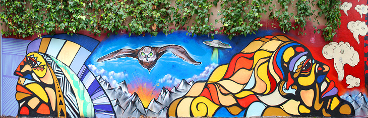 Untitled mural by Max Allbee