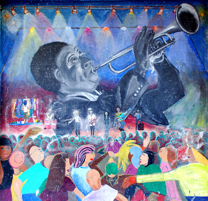 The Warfiled Passages mural by Claire Bain