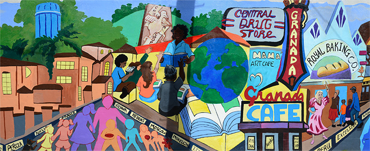 The San Francisco that You Should Know mural by Precita Eyes