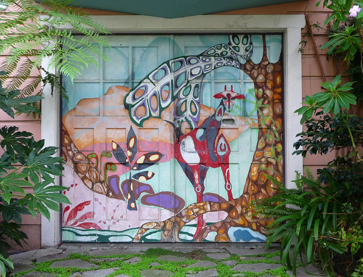 In the Jungle mural by Unknown Artist