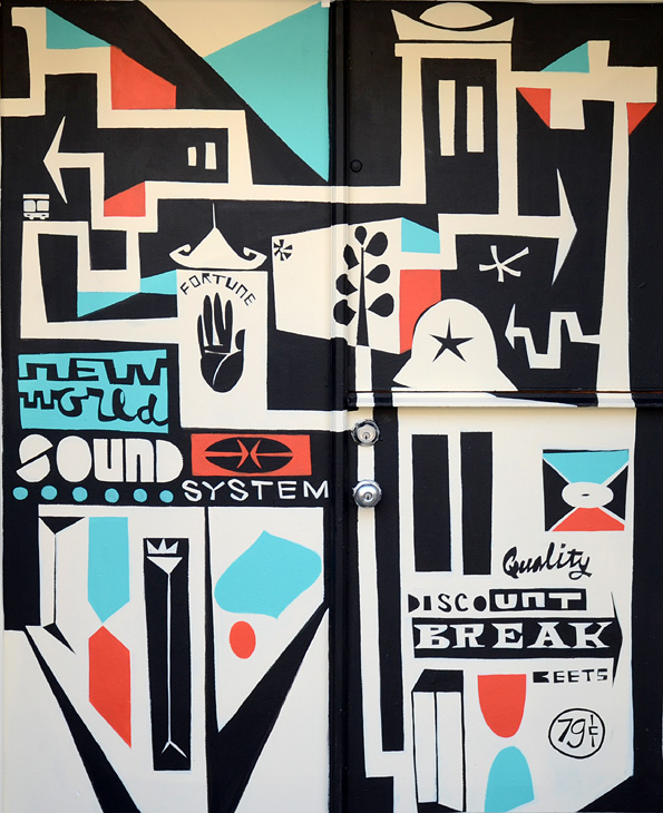 Untitled mural by Brian Barneclo