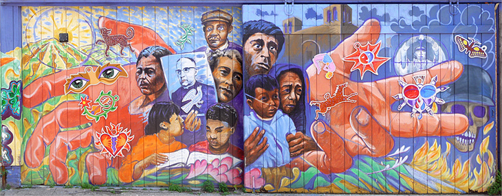 A Tribute to Archbishop Oscar Romero  mural by Unknown Artist
