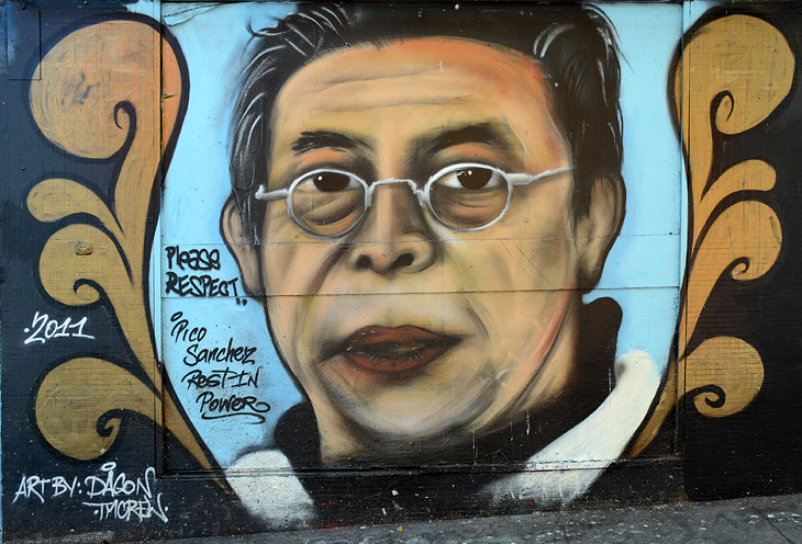 Pico Sanchez. Rest in Power. mural by Unknown Artist