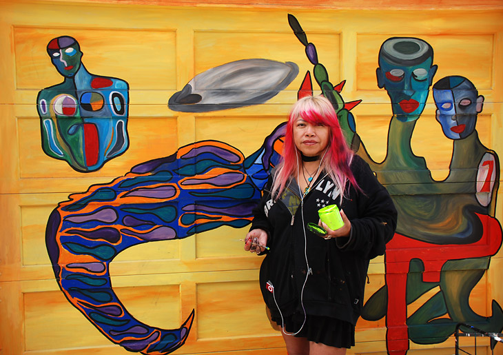 Untitled mural by Laura Campos
