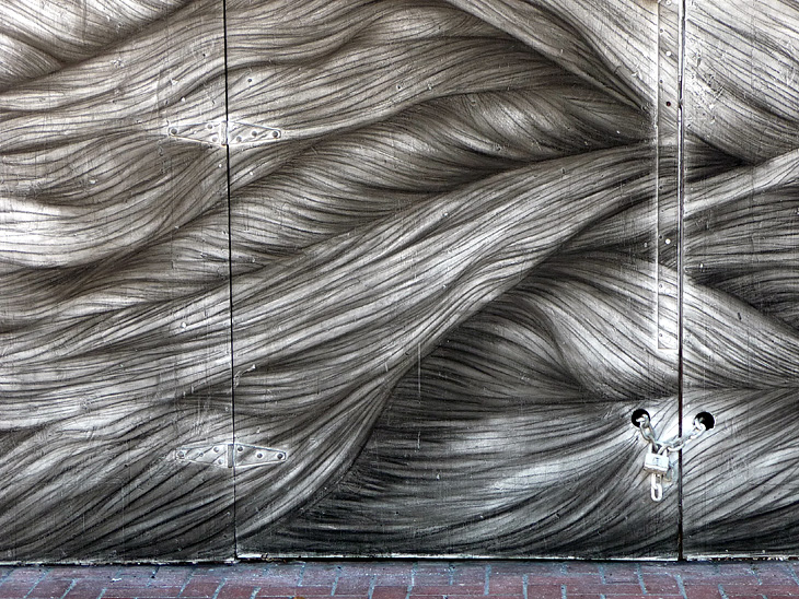 Central Market Dreamscape mural by Paz de la Calzada