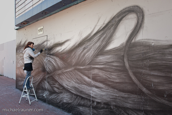 Central Market Dreamscape mural by Paz de la Calzada