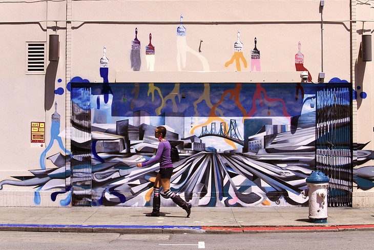 Renewed Perspective mural by Robert Harris