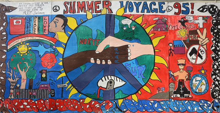 Summer Voyage 95! mural by Unknown Artist