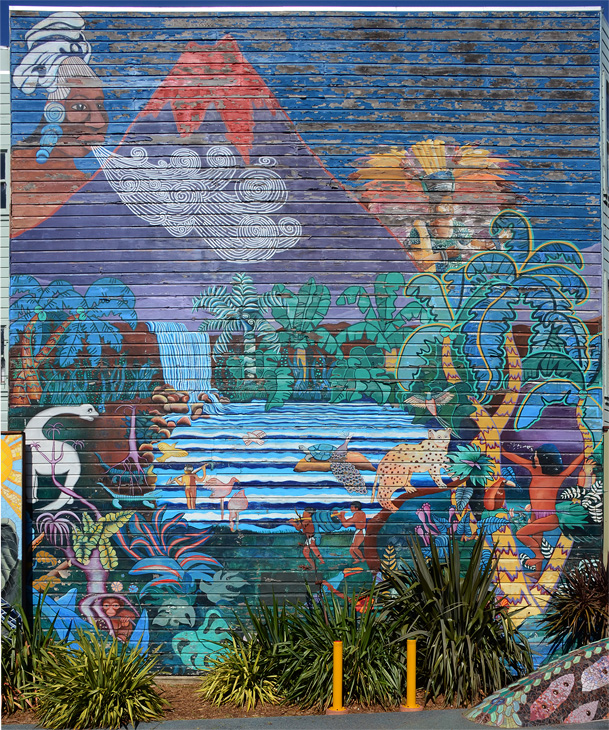 Fantasy World For Children mural by Mujeres Muralistas