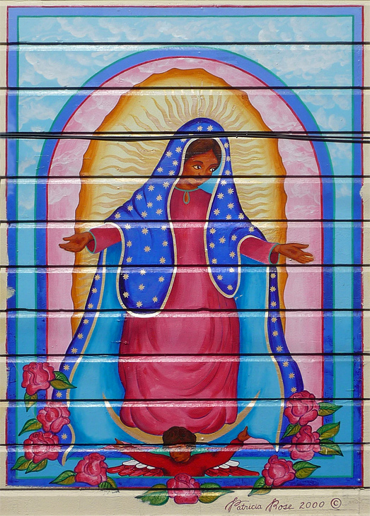 La Virgencita mural by Patricia Rose