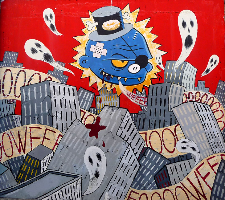 Untitled mural by Mats Stromberg