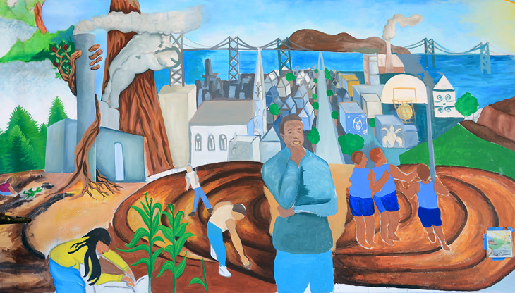 What's Going On? mural by Christy Majano