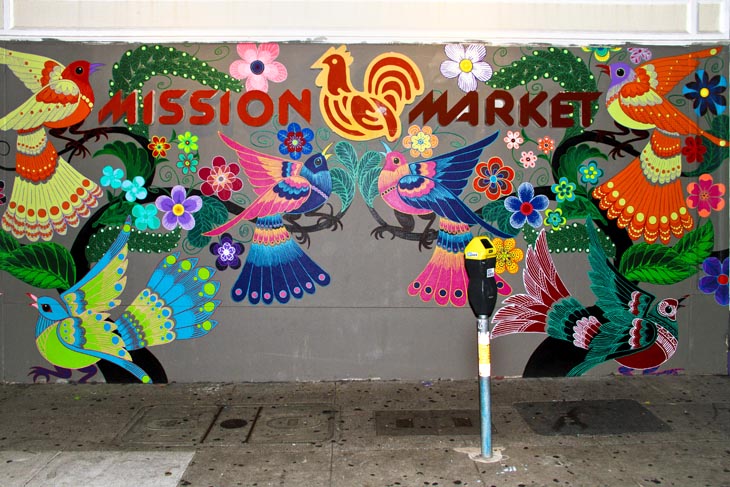 Amate Mission mural by Jet Martinez