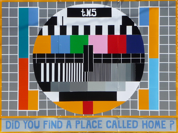 We Are Humans mural by t.w.five