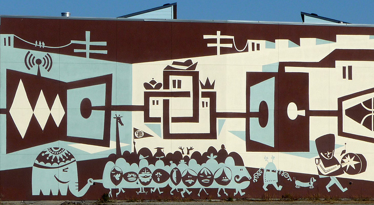 Systems mural by Brian Barneclo